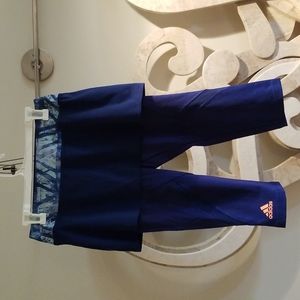 Small Adidas Performance Tennis Golf Skirt Leggings